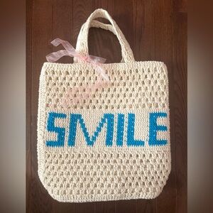 Urban Outfitters Crochet Knit Tote Bag